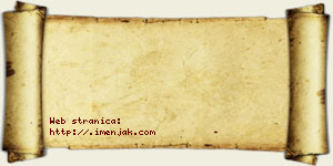 Isidora Kaljević vizit kartica